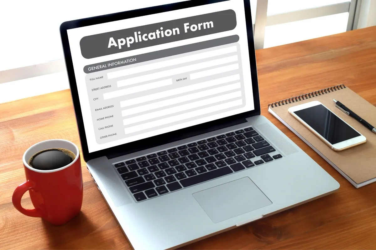 online application form